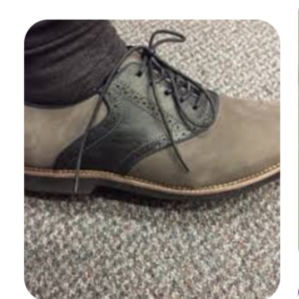 G.H. Bass & Co. Black and Brown Oxford Shoes